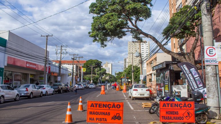 Programa Reviva Campo Grande segue com obras na região do centro e desenvolvimento avança