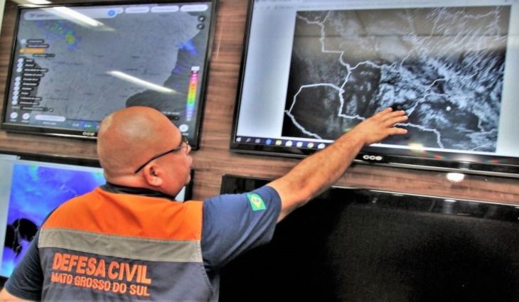 Serviço da Defesa Civil que avisa sobre risco de desastres naturais já disparou 8,4 milhões de alertas em MS