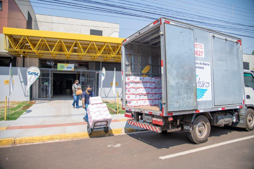 Mesa Brasil Sesc distribuiu 126 toneladas de alimentos em janeiro