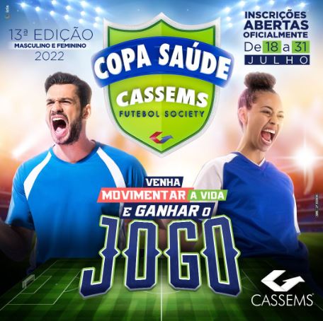 Copa Saúde Cassems está de volta com inscrições abertas até o dia 31 de julho