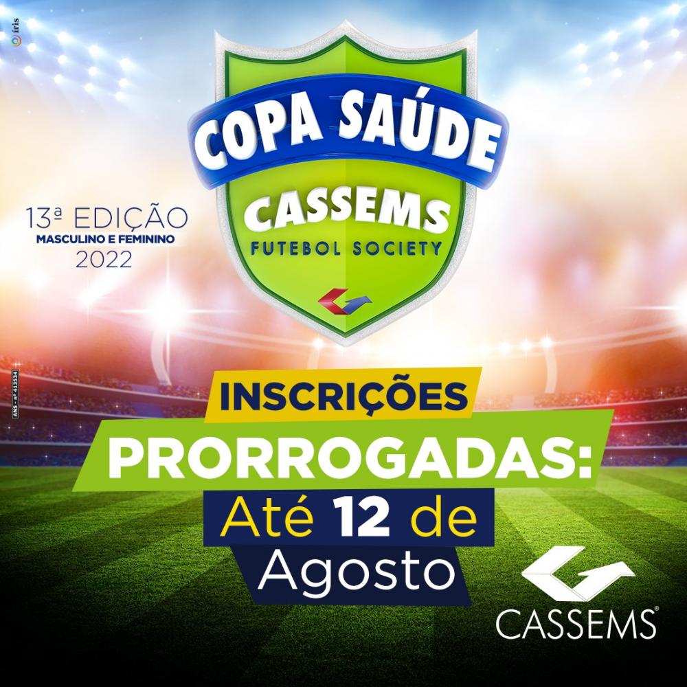 Inscrições para a Copa Saúde Cassems são prorrogadas até 12 de agosto