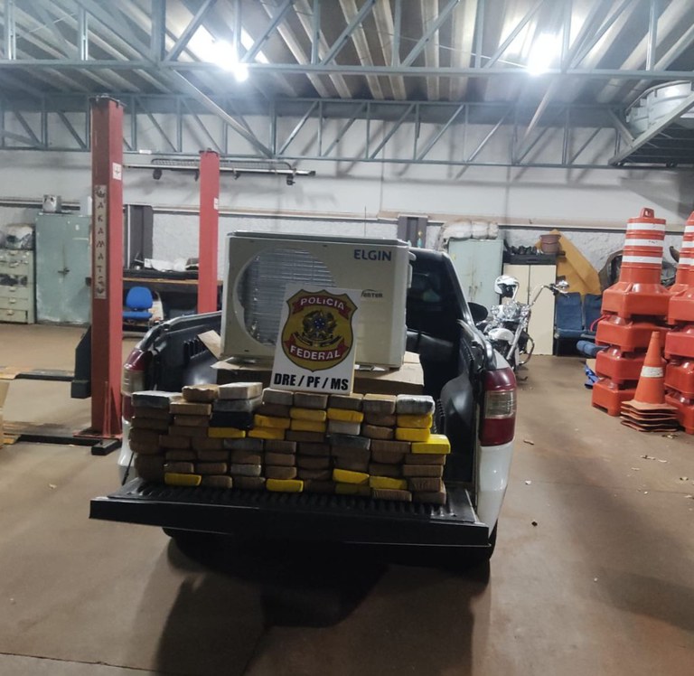 PF apreende cocaína oculta em aparelhos de ar condicionado