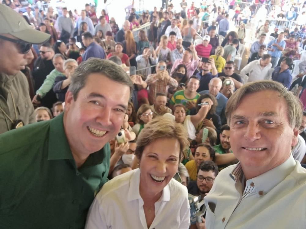 Viraliza fala de apoio de Tereza e Bolsonaro à candidatura de Eduardo Riedel