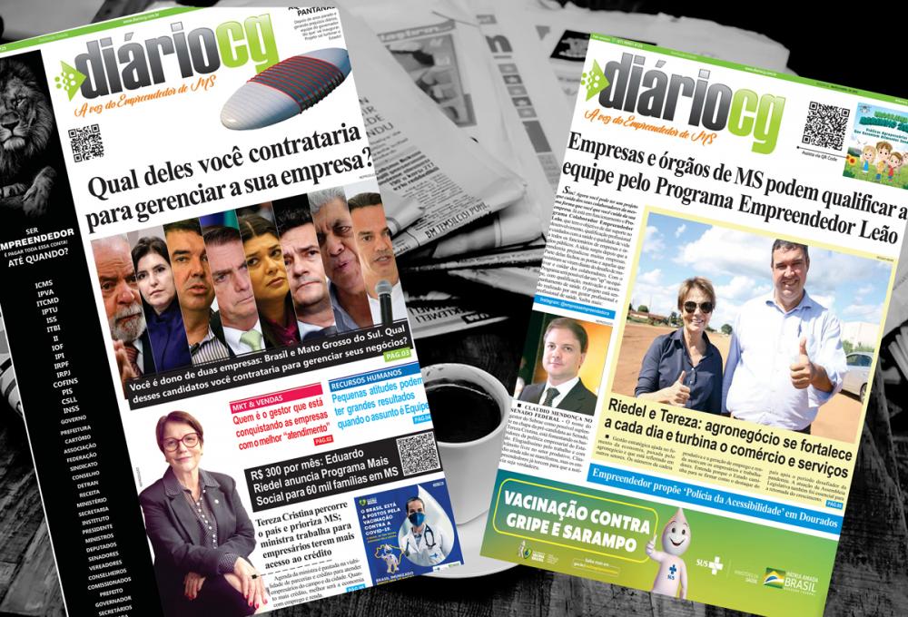 DiárioCG prepara nova edição do jornal impresso que conquistou o interior de MS