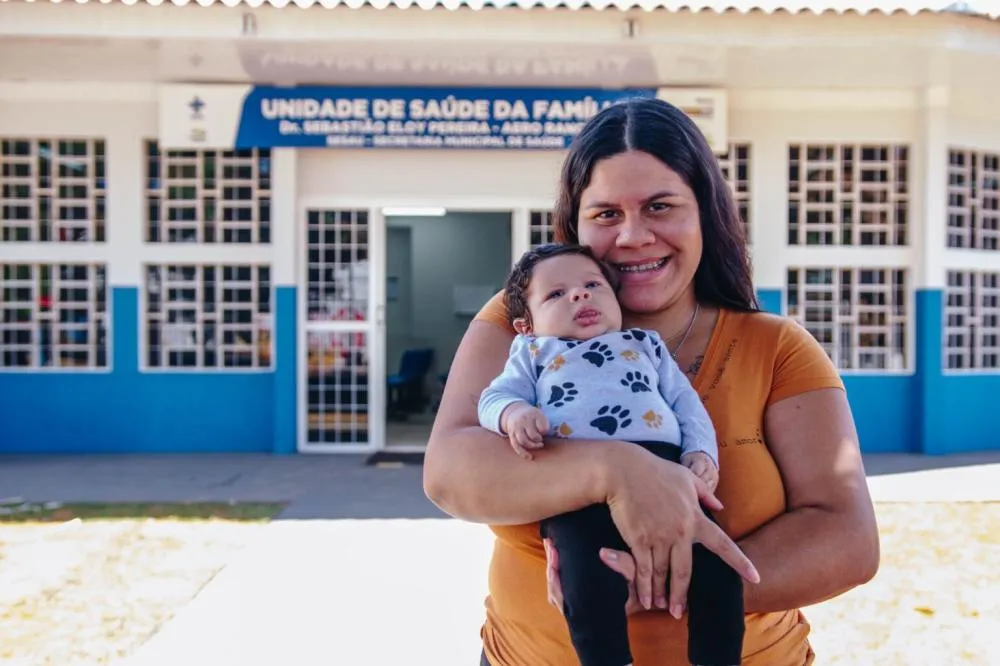 Moradores do Aero Rancho aprovam reforma e melhorias na Unidade de Saúde da Família