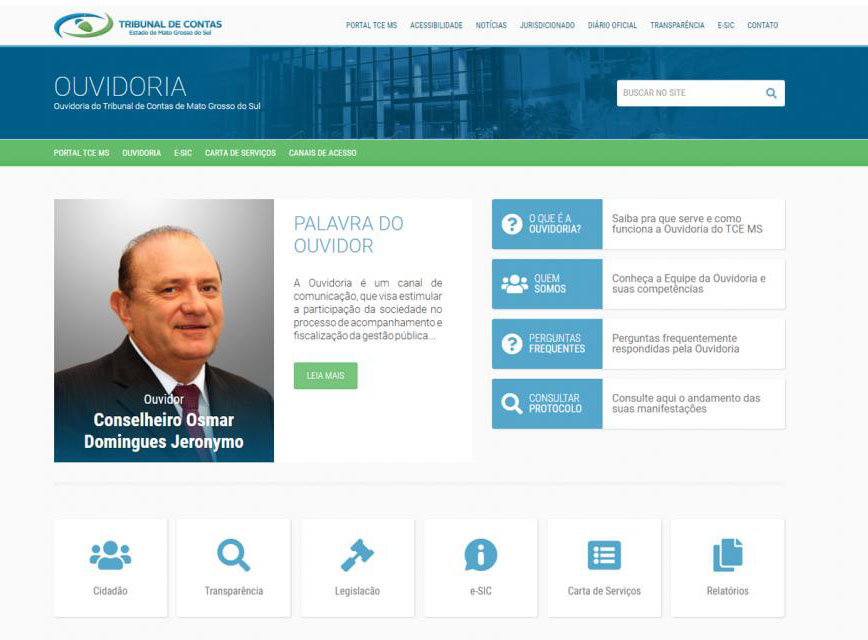 Ouvidoria do Tribunal de Contas de MS ganha novo e moderno canal de informação