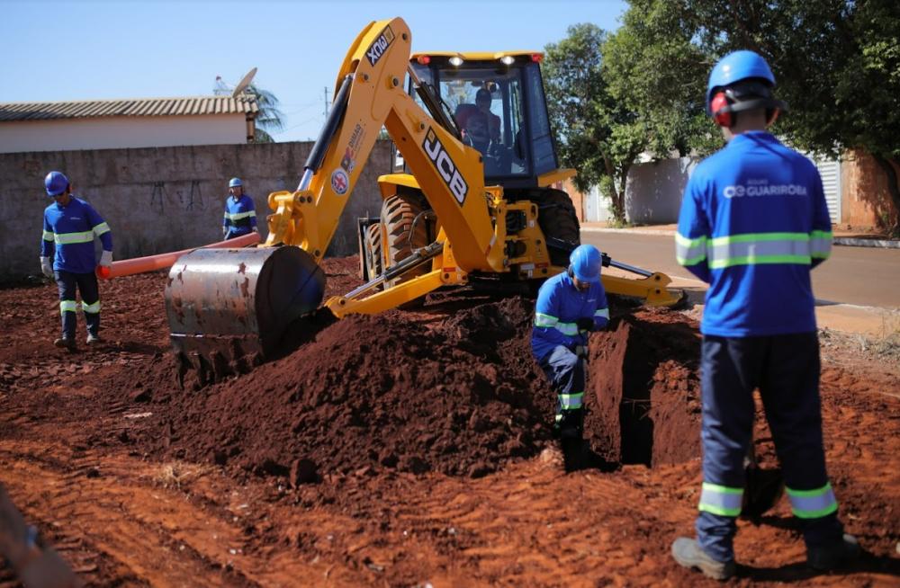 Águas Guariroba implantará 150 km de rede de esgoto, beneficiando mais de 16 mil famílias em CG