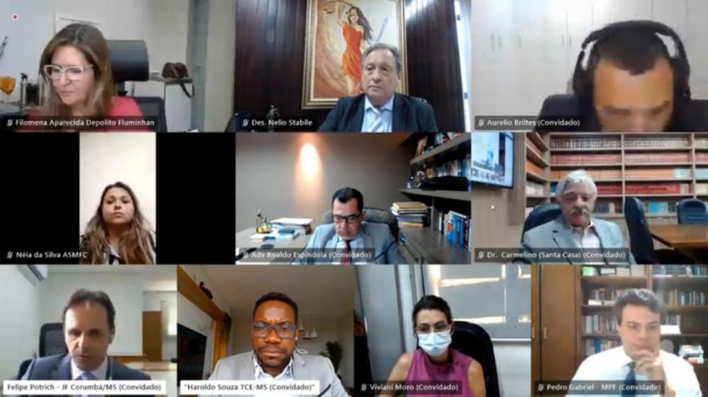 TCE-MS apresenta problemas da saúde em reunião de Comitê Estadual