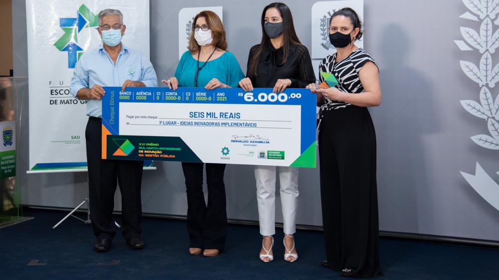 Servidora do TCE-MS ganha 1º lugar em premiação